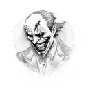 joker card tattoo design idea
