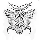 Phoenix tattoo design idea