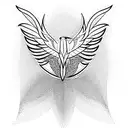 Phoenix tattoo design idea