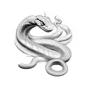 snake horse tattoo design idea