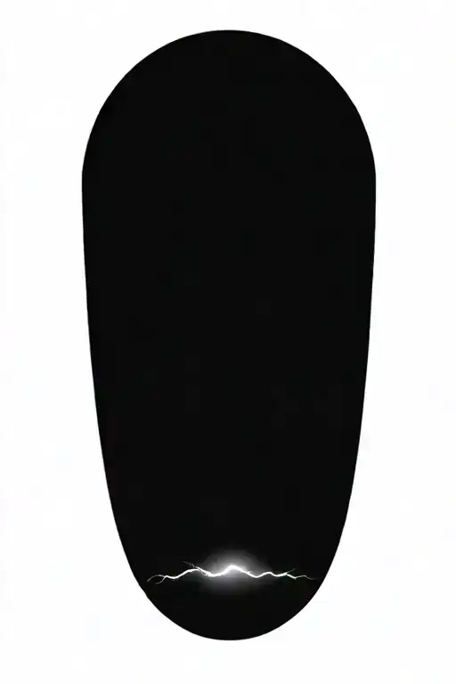 lightning storm cloud background tattoo design idea
