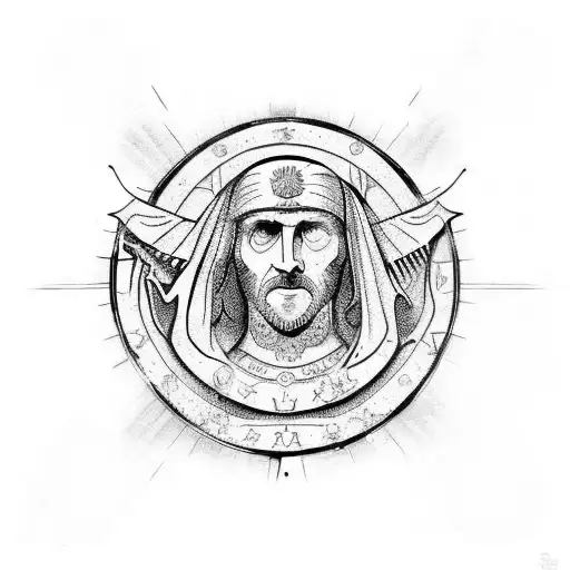 SIGN SPQR WITH THE STOTICS tattoo design idea