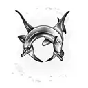 Dolphin tattoo design idea