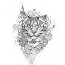 Klimt der kuss tattoo design idea