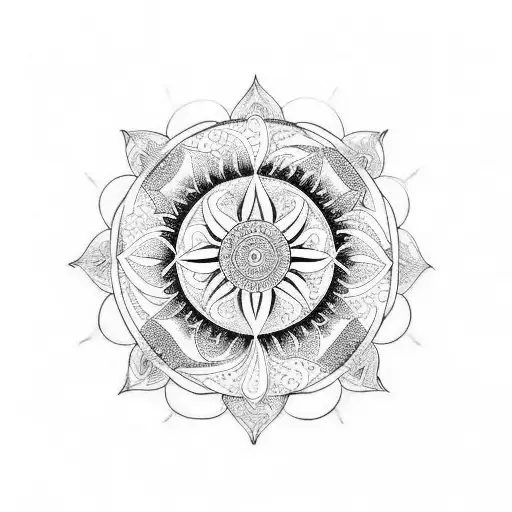 Second Chakra Illustration of Svadhishthana.the Second Chakra. Esoteric  Symbol of the Center of Sexual Energy Stock Illustration - Illustration of  anahata, indian: 152395178