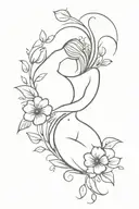miscarriage pregnancy loss tattoo design idea