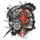 Scarlxrd tattoo design idea