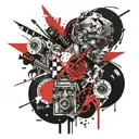 Scarlxrd tattoo design idea