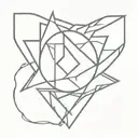 digimon crest of light and love tattoo design idea