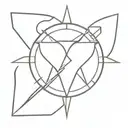 digimon crest of light and love tattoo design idea