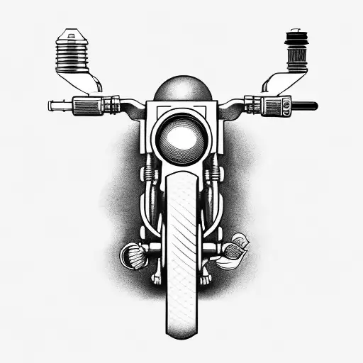 Motorcycles Engines tattoo design idea