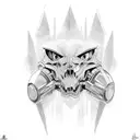 Sports Bike Engines tattoo design idea
