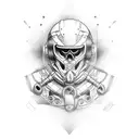 Sports Bike Engines tattoo design idea