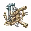 woodworking tools tattoo design idea