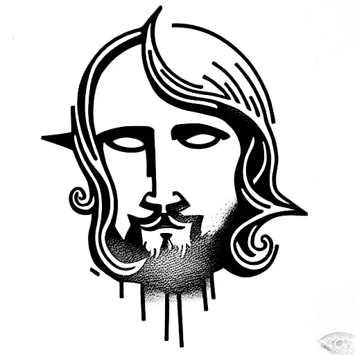 car parts guns Jesus  tattoo design idea