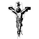 car parts guns Jesus  tattoo design idea