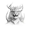 hunting tattoo design idea