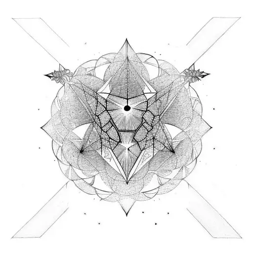 metatron tattoo design idea