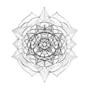 metatron tattoo design idea