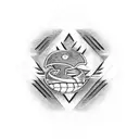 LA the same style as the dodgers logo, Familia with PLVS VLTRA a diamond and the names Maya Dario Xavier Jayden Roman in tattoo design idea