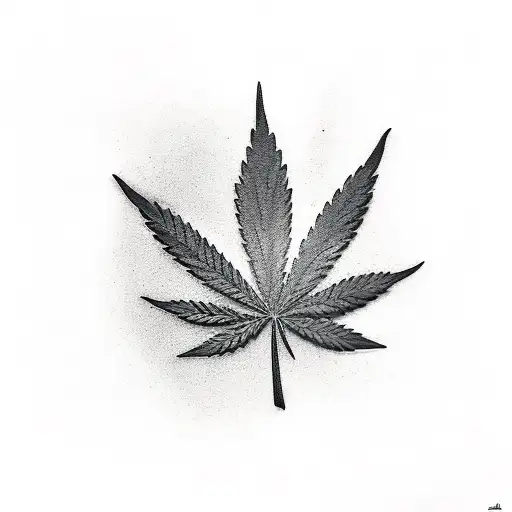 state of New Jersey with marijuana leaves fading in background  tattoo design idea