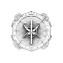 Anime-inspired medical cross symbol tattoo design idea