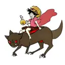 Luffy riding toothless tattoo design idea