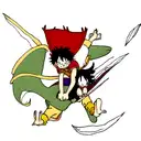 Luffy riding toothless tattoo design idea