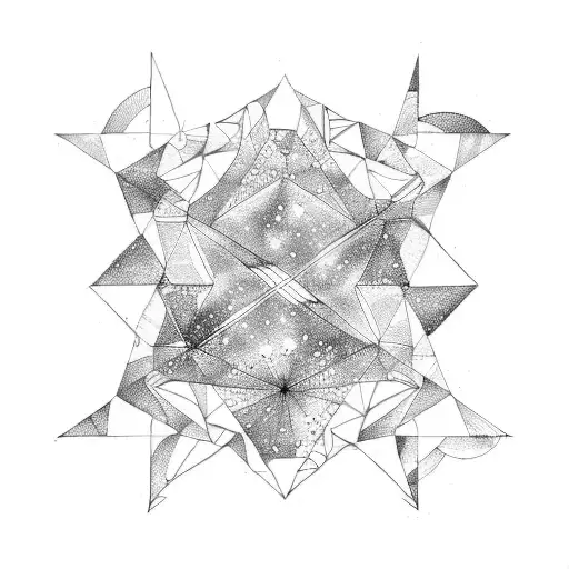 gemini constellation tattoo design idea