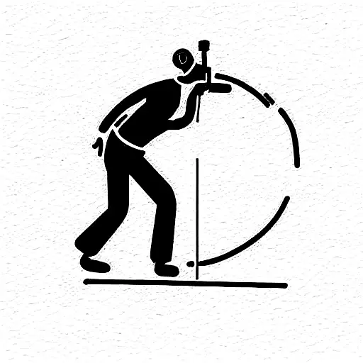 director recording a movie  tattoo design idea