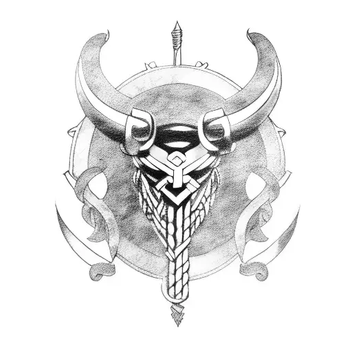 Viking, ravens, Thor, oden tattoo design idea