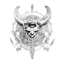 Viking, ravens, Thor, oden tattoo design idea