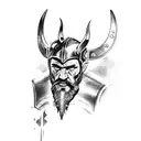 Viking, ravens, Thor, oden tattoo design idea