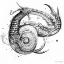 black leviathan  tattoo design idea