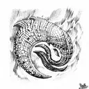 black leviathan  tattoo design idea