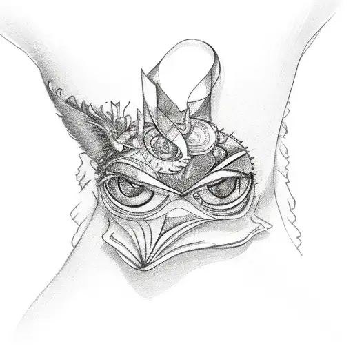 charm anklet tattoo design idea