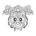 cockapoo  tattoo design idea