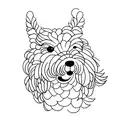 cockapoo  tattoo design idea