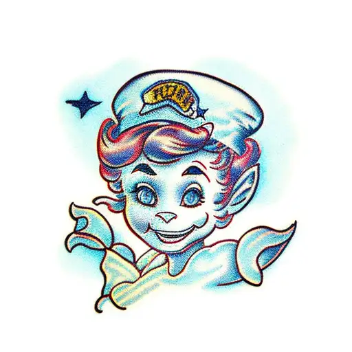 Peter Pan  tattoo design idea