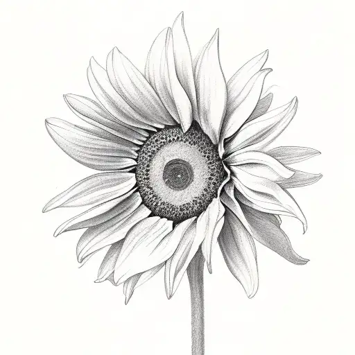 flowers like sunflower, daisy, red primrose and tulips with a snake tattoo design idea
