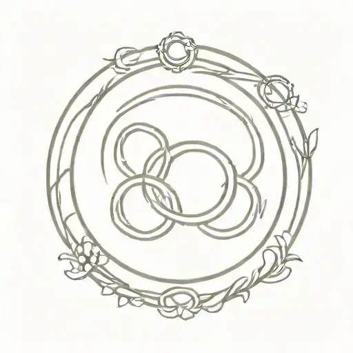 olympic ring tattoo design idea