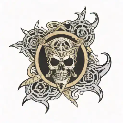 yugioh millennium item tattoo design idea