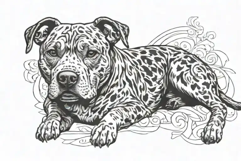 until staffy tattoo design idea