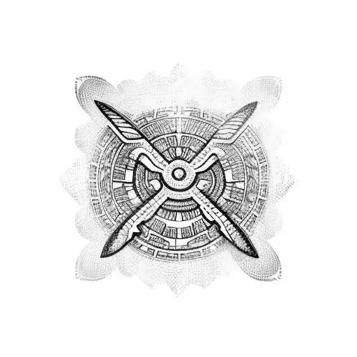 Polynesian turtle tattoo design idea