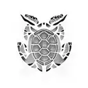 Turtle tattoo design idea