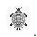 Turtle tattoo design idea
