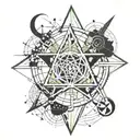 relationship anarchy symbol surrounded tattoo design idea