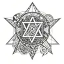 relationship anarchy symbol surrounded tattoo design idea