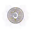 An intricate design featuring a golden Bitcoin coin surrounded by binary code patterns and a QR code linking to a digital wallet, along with a quote about the power of decentralized currency tattoo design idea