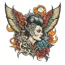 risk taker tattoo design idea